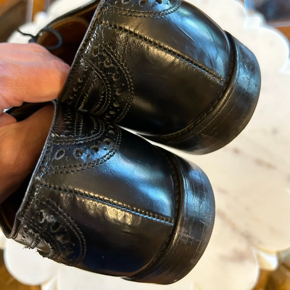 Allen Edmonds McAllister Wingtip Oxford Leather Shoes 9 C